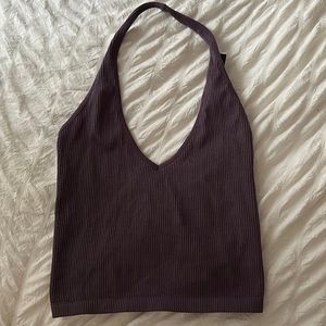 Purple urban halter tank